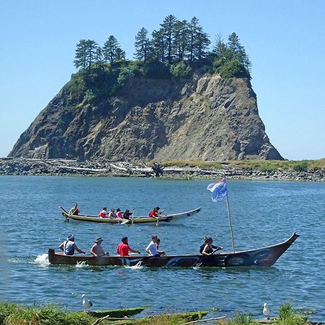 Washington Quileute Canoe Race